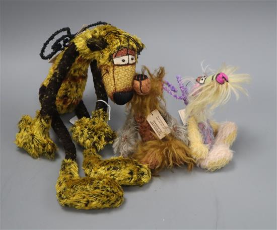 Lisa Durbach 3 Scruff Artist bears